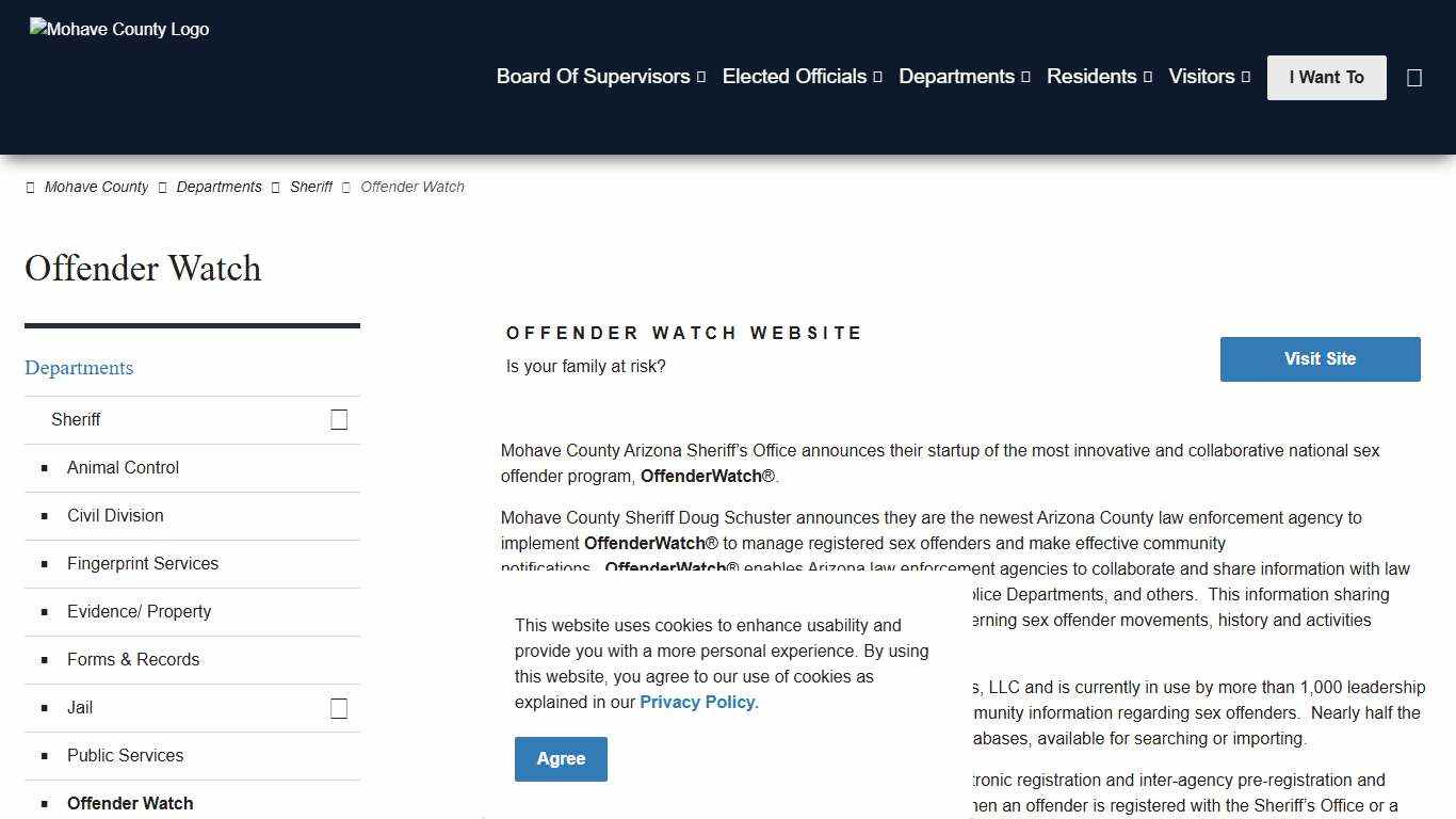 Offender Watch Mohave County